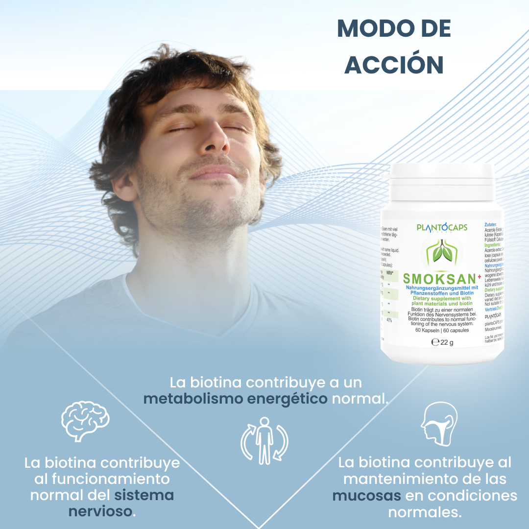 plantoCAPS SMOKSAN+ Capsules 60 pcs - How It Works