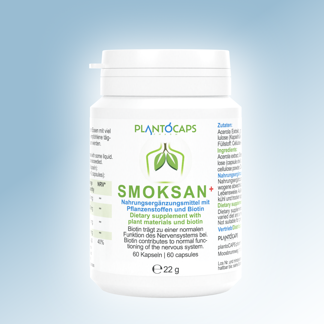 plantoCAPS SMOKSAN+ Capsules 60 pcs - Product Image