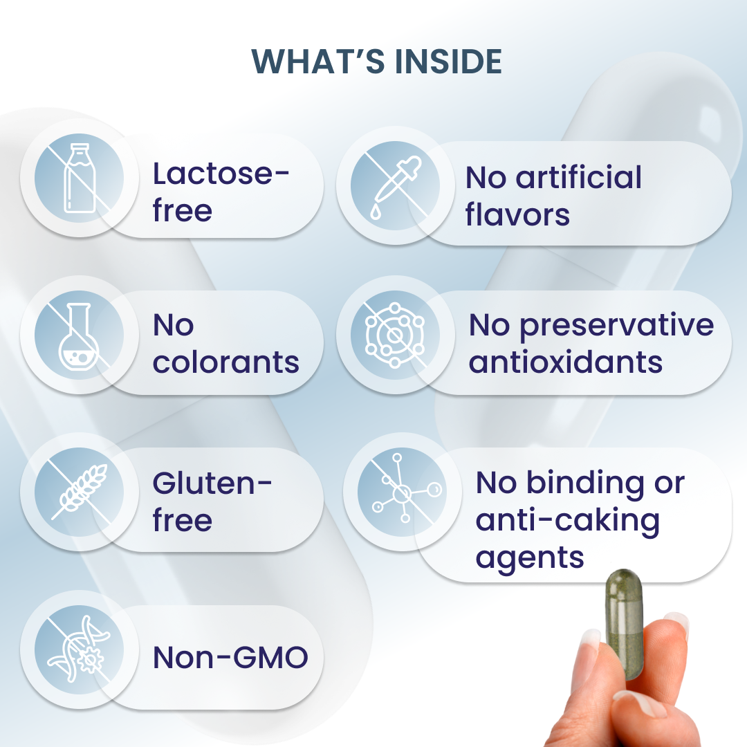 plantoCAPS SMOKSAN+ Capsules 60 pcs - Whats inside