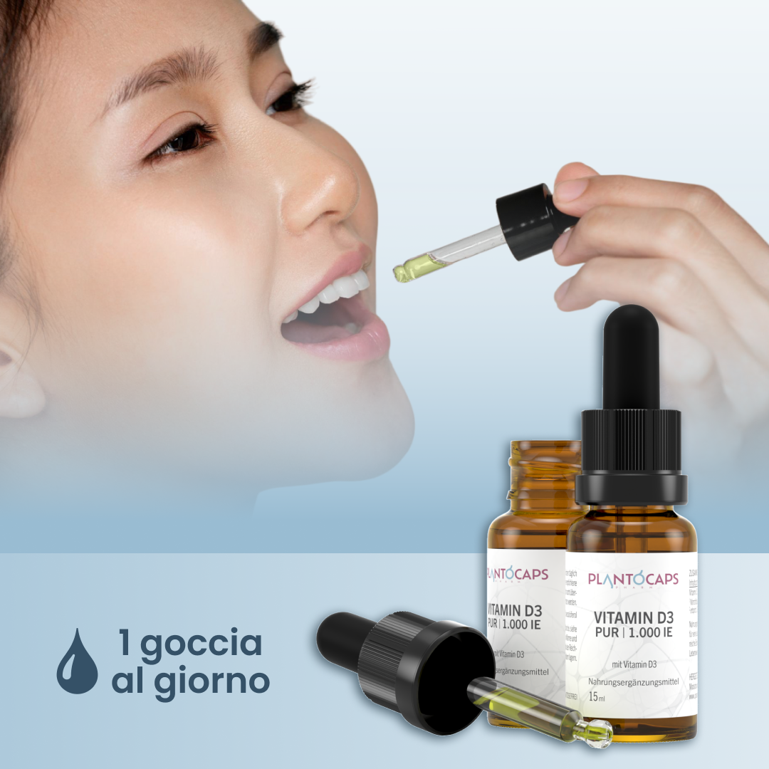 plantoCAPS VITAMIN D3 PUR 1.000 IE Drops 15 ml - Intake