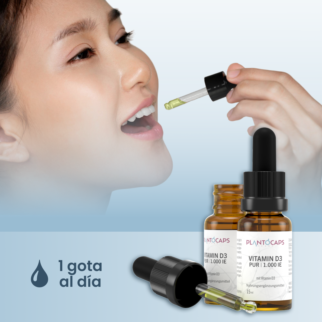 plantoCAPS VITAMIN D3 PUR 1.000 IE Drops 15 ml - Intake