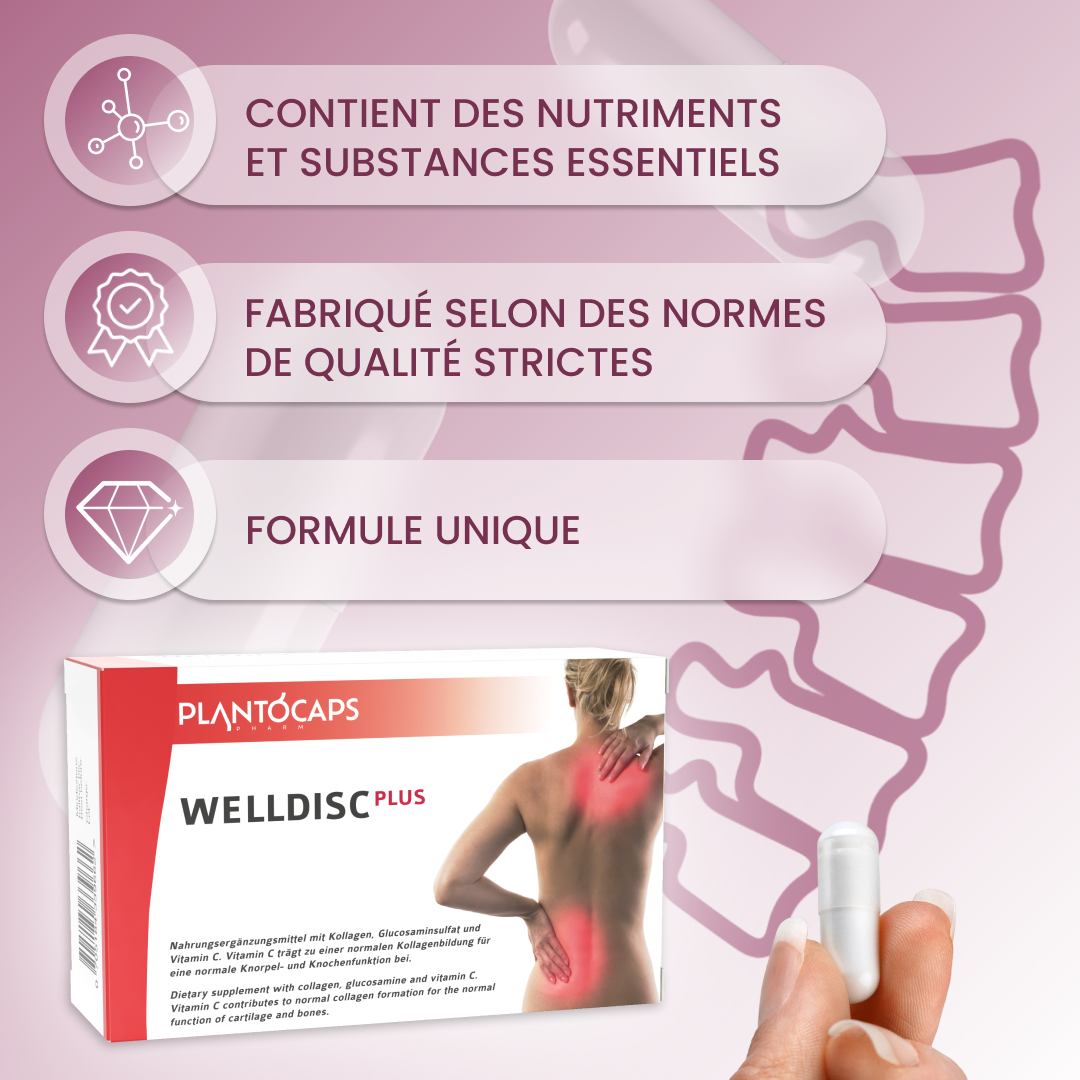 plantoCAPS WELLDISC PLUS Capsules 60 pcs - Benefits
