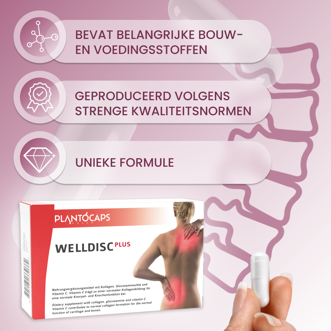 plantoCAPS WELLDISC PLUS Capsules 60 pcs - Benefits
