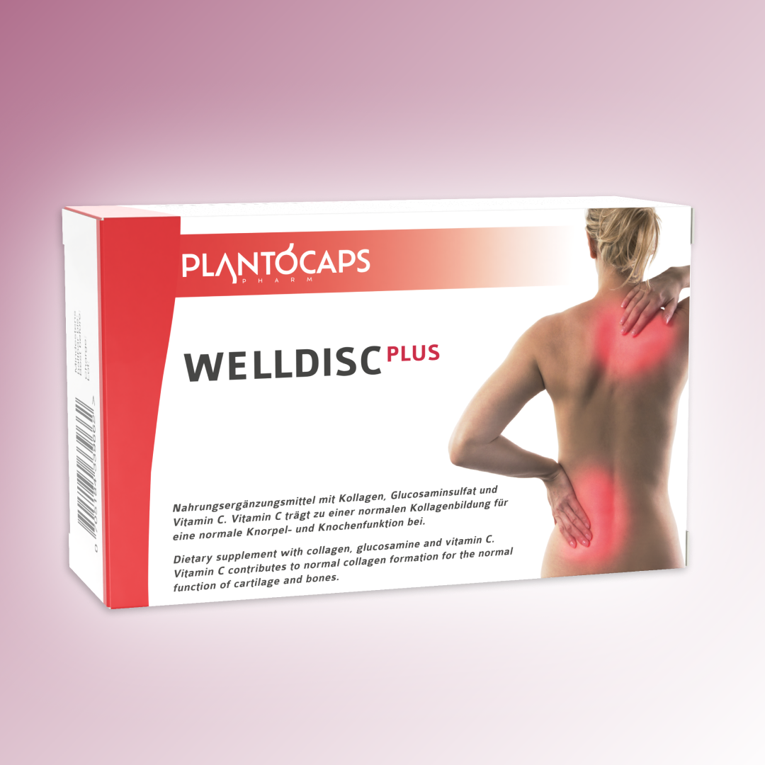 plantoCAPS WELLDISC PLUS Capsules 60 pcs - Product Image