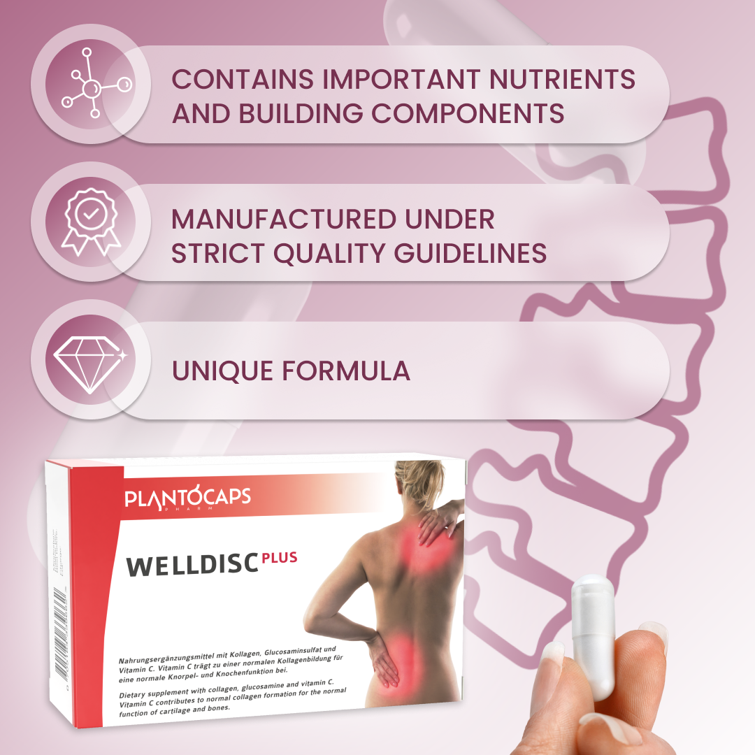 plantoCAPS WELLDISC PLUS Capsules 60 pcs - Benefits
