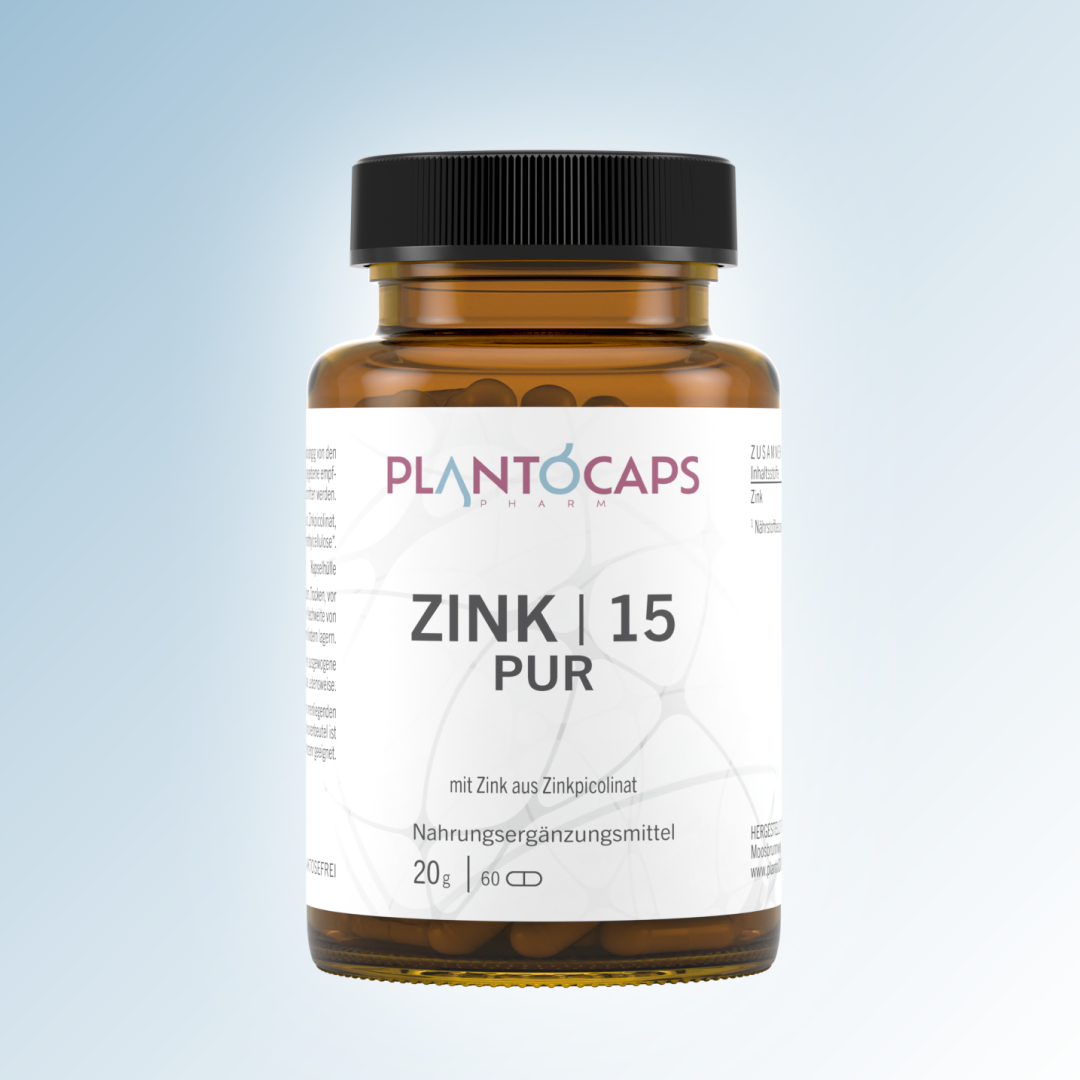 plantoCAPS ZINK 15 PUR Capsules 60 pcs - Product Image
